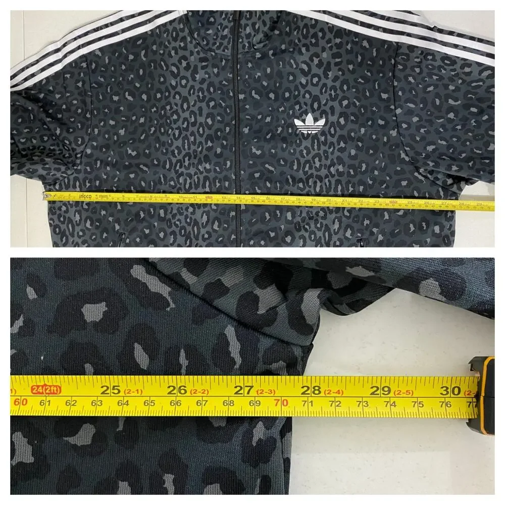 Adidas Originals Classics Firebird Loose Tracksuit Black Leopard Size XL